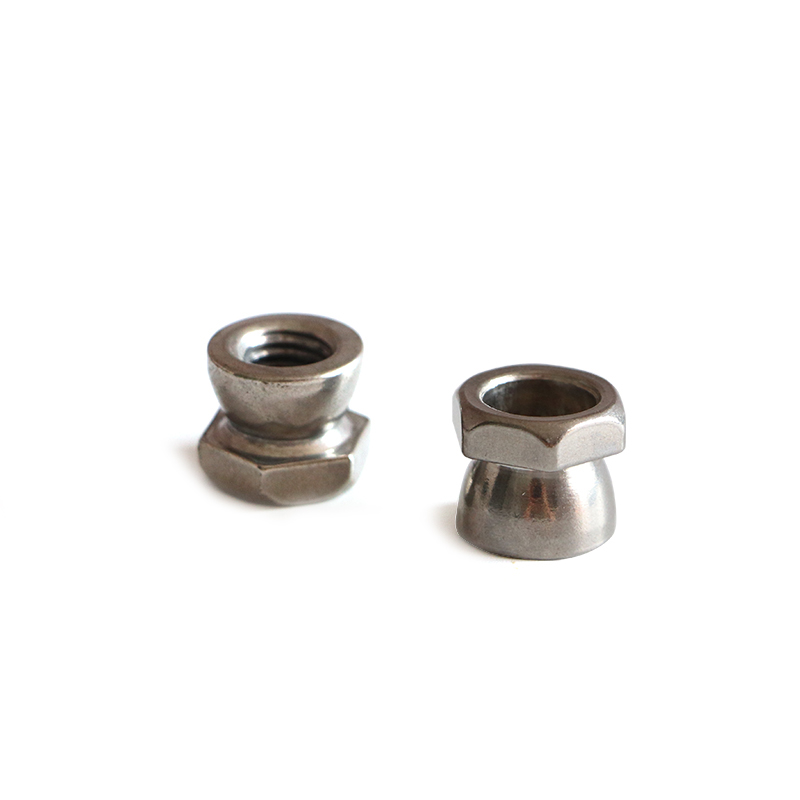 GWLM00087 Special Step Nuts with Hex Head and Cone Body
