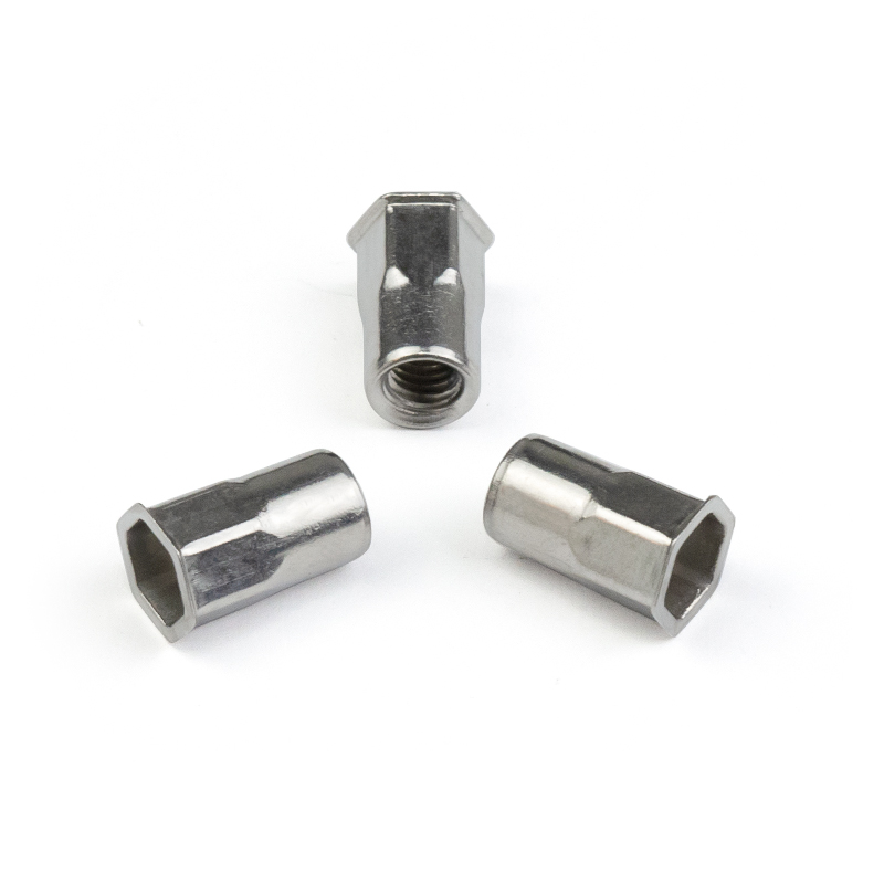 Stainless Steel Reduce Hex Head Inner-Hex Body Hollow Rivet Nut