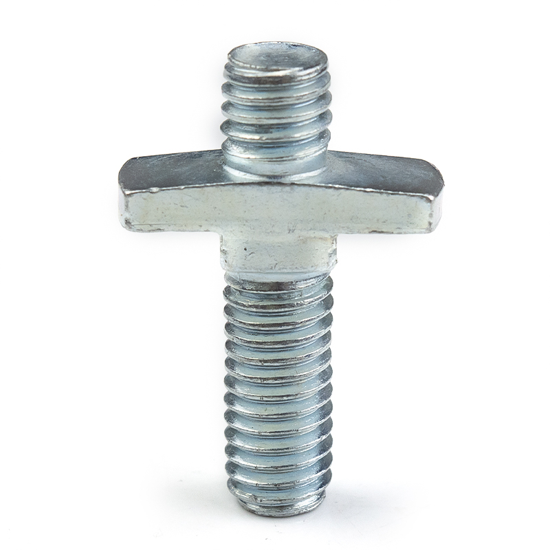 Customized Carbon Steel 4.8 8.8 Blue Zinc Plated Galvanize Double Sided Bolt Cold Forging Parts