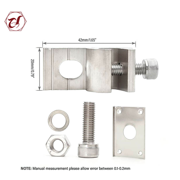 Solar Mounting Roof Structure Clamp End Clip Solar Panel Clamp