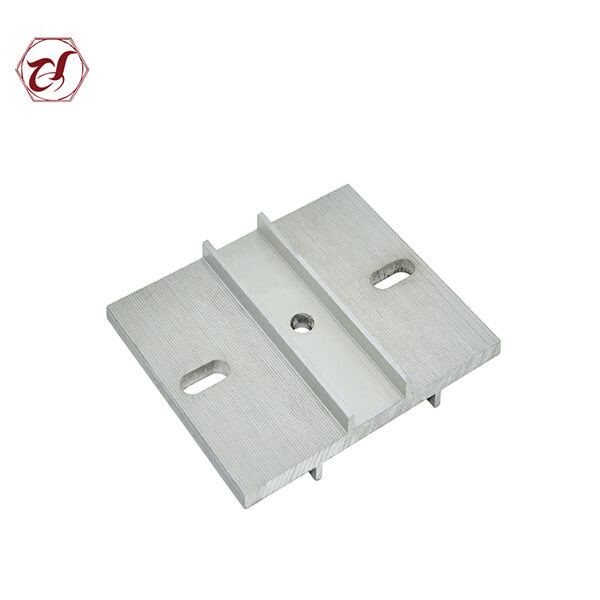 Aluminum PV Component Framed Solar Panel Mid Clamp Bracket