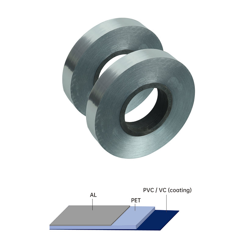 Heat Seal PVC Aluminum Polyester Tape