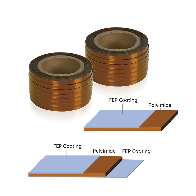 Fluoropolymer (FEP) Coated Polyimide Tape