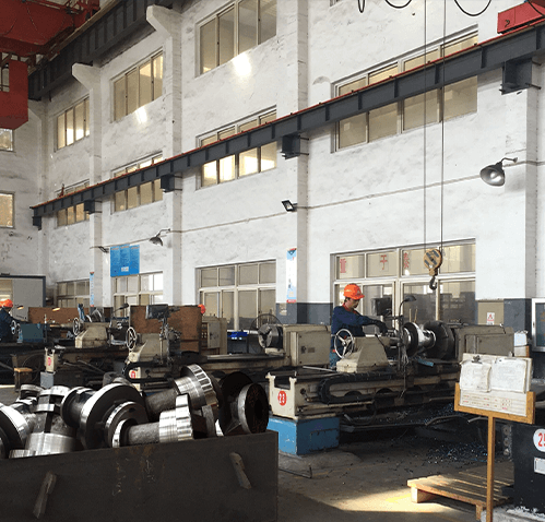 Horizontal lathe processing center